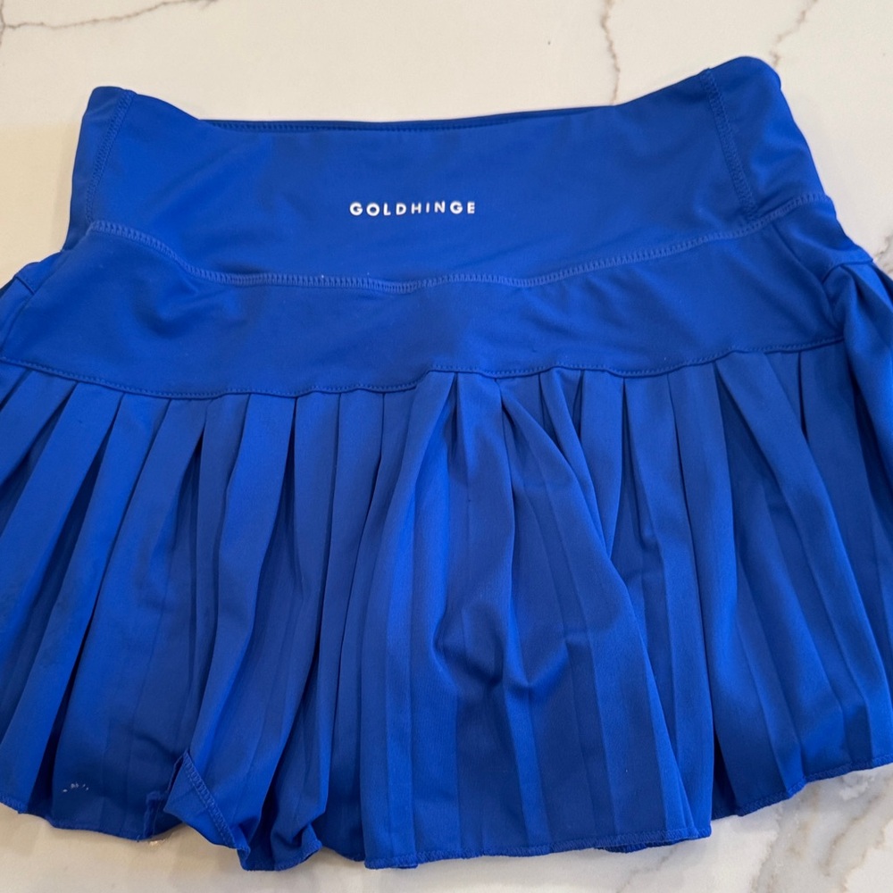 Goldhinge Women's Royal Blue Mini Skirt